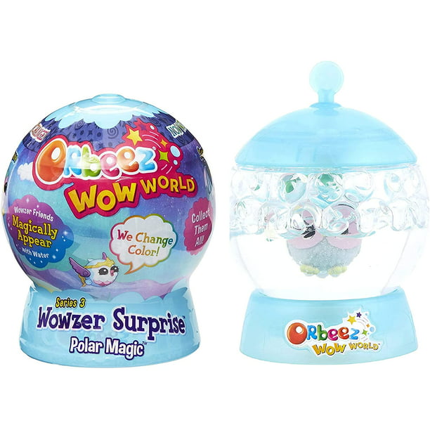 Orbeez Wow World Wowzer Suprise Frozen Magical Pets Polar Magic  X 3 Globes